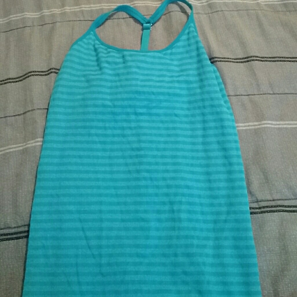 Blue striped cami